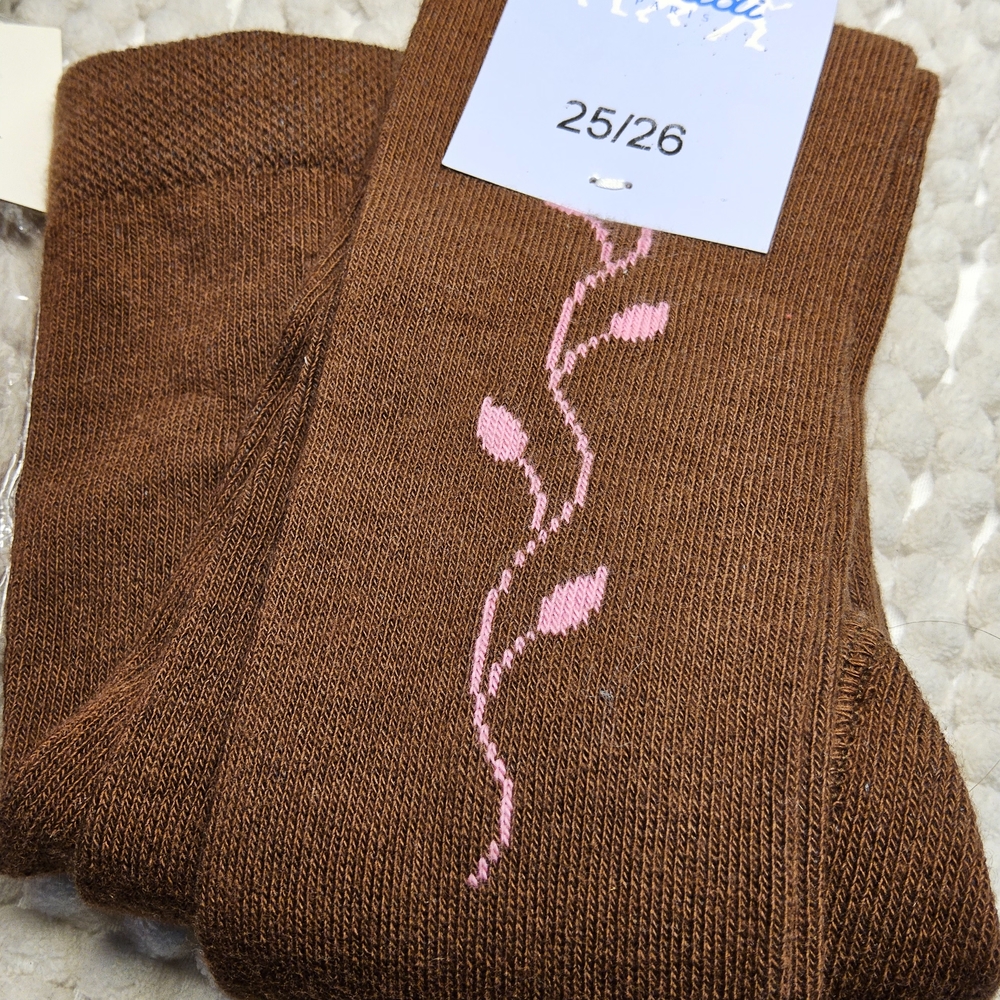 NWOT Size 25/26 Jacadi 3 pair girls tights